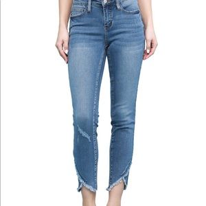 Judy Blue Tulip hem skinny jeans size 15